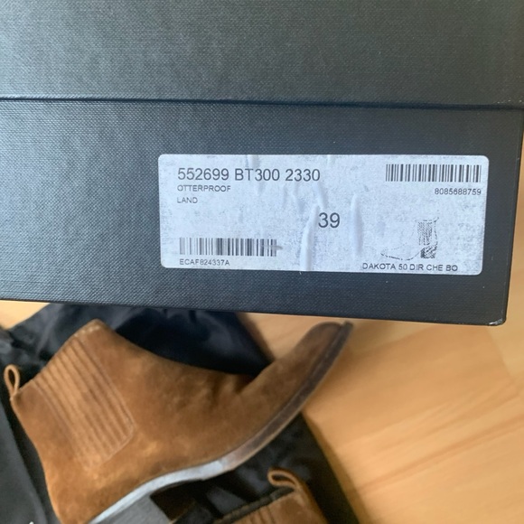 Saint Laurent chestnut suede Dakota Chelsea Boots size 39 (US 6) - Picture 4 of 9